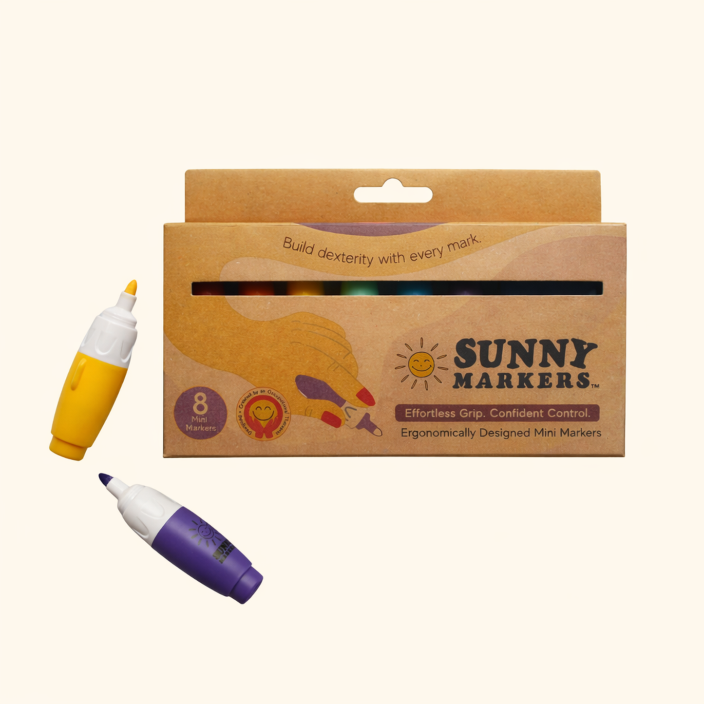 Sunny Markers™ – Ergonomic Markers Designed for Development
