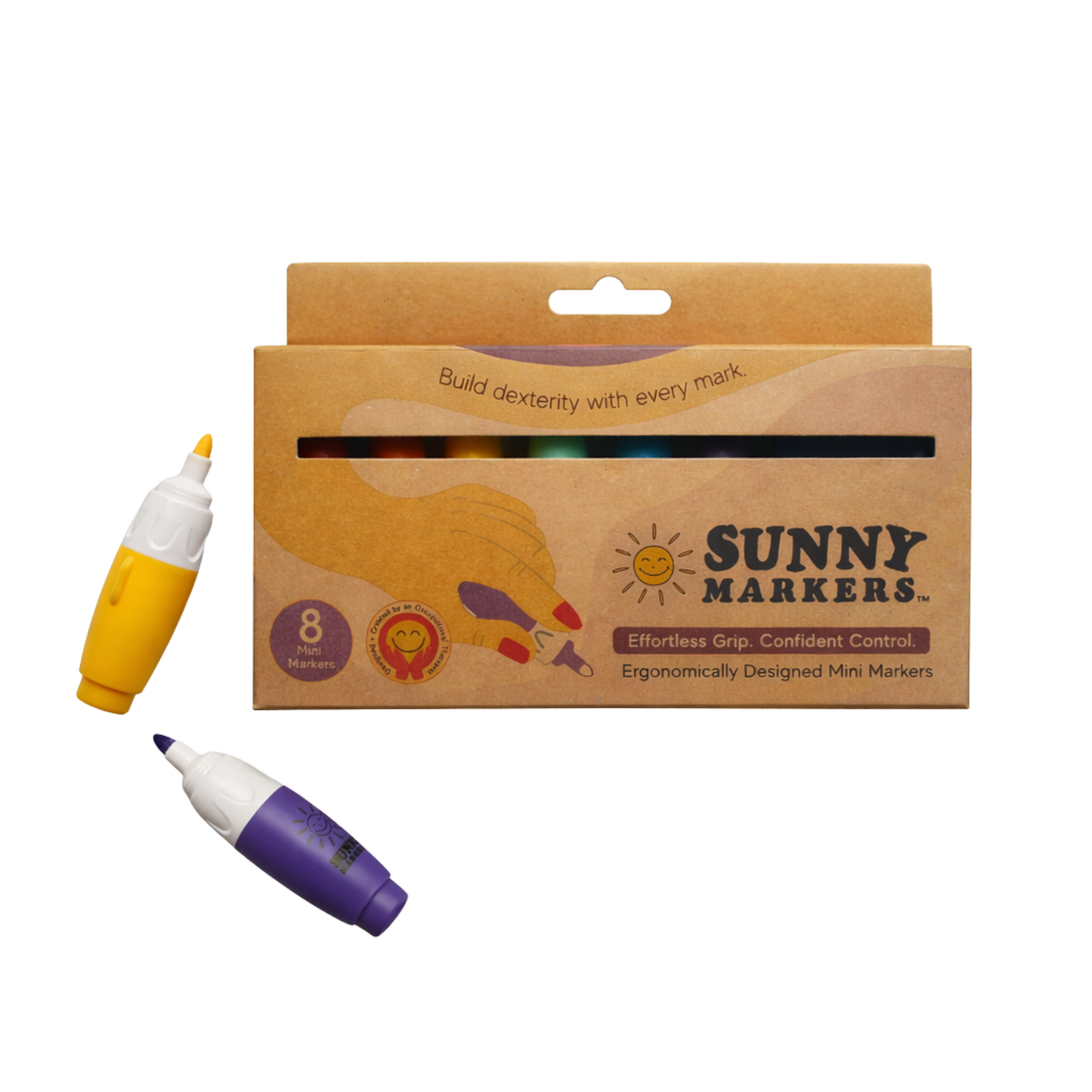 Sunny Markers™ – Ergonomic Markers Designed for Development
